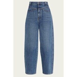 Khaite Preen Wide Leg Jeans Blue Size 31